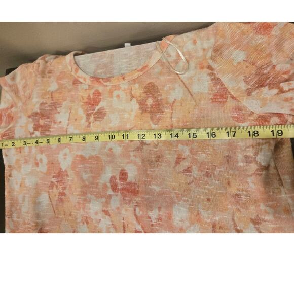 Rose + Olive Lightweight Sweater 3/4 Sleeve Large - Picture 8 of 9